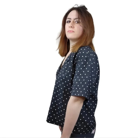 Madewell Resort Shirt in Textured Dot - Picture 6 of 16